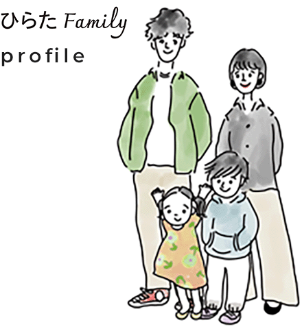 ひらた family profile
