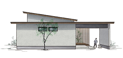 子どもと育つ、家族で育む、家族のきずなが深まる平屋