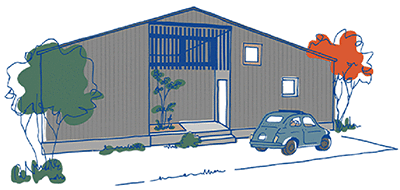 自然の光と風を感じながら、のびのび子育てできる平屋