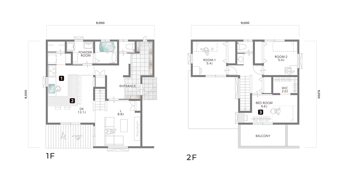 家族や仲間との絆が深まるキッチンのある家
