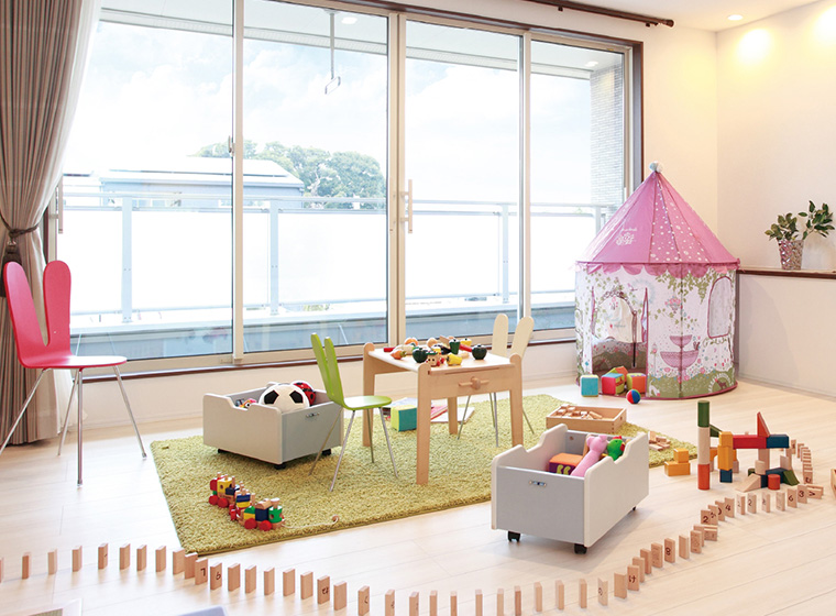 その時々で自在な使い方ができるファミリースペース